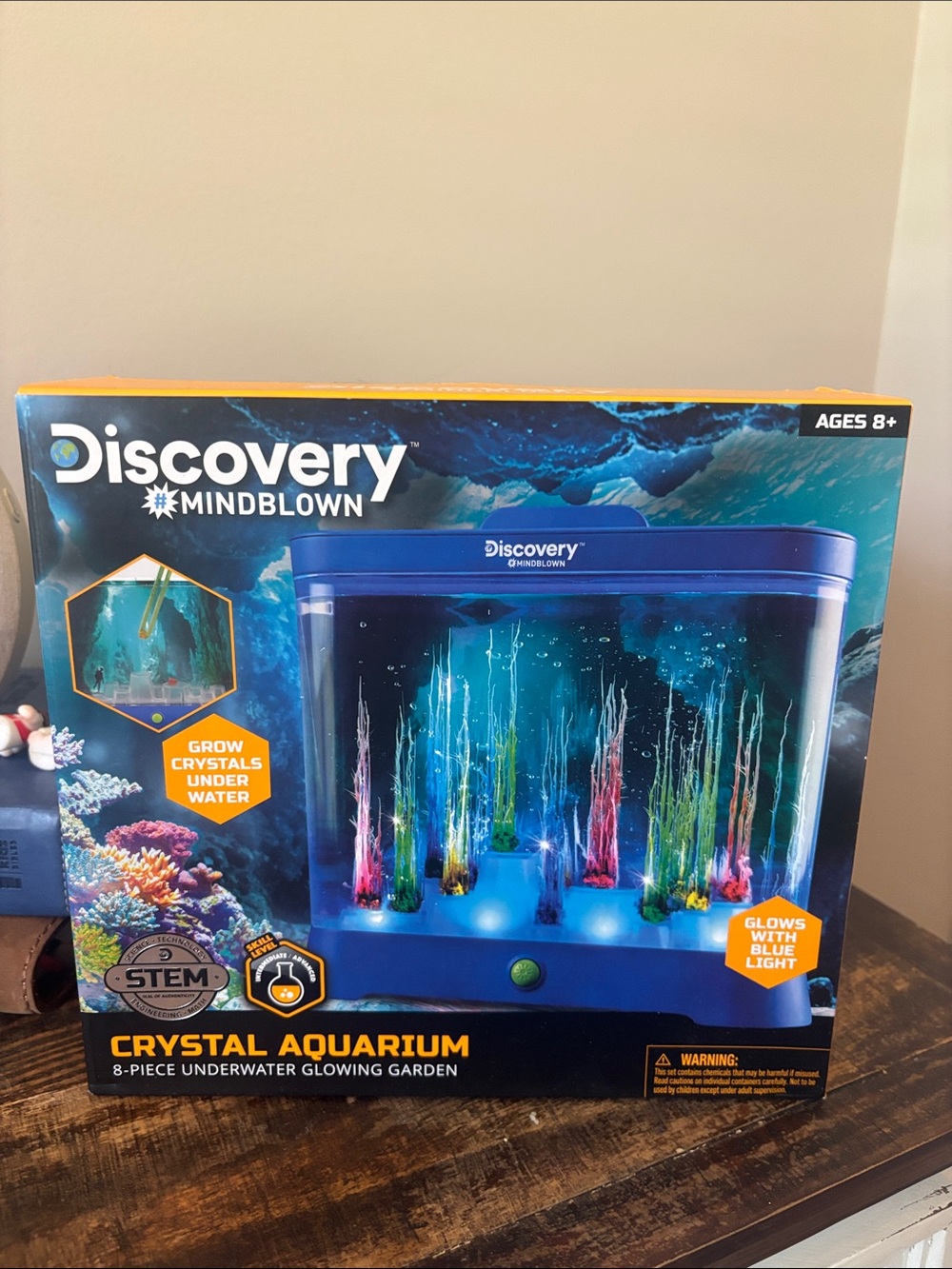 Discovery Crystal Aquarium Kids Toy - Blue